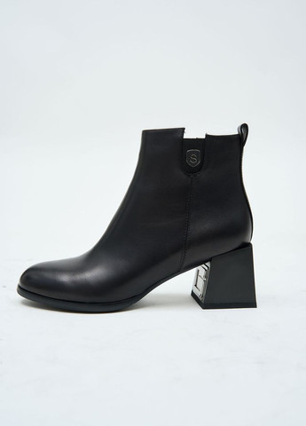 Черные демисезонная ботинки 170015 Fabio Monelli
