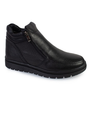 Черные зимние ботинки мужские бренда 9501135_(1) ModaMilano