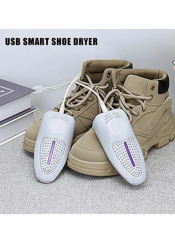 Сушарка для взуття Shoe dryer R8 від USB з ультрафіолетом 10 W Білий No Brand (267498876)