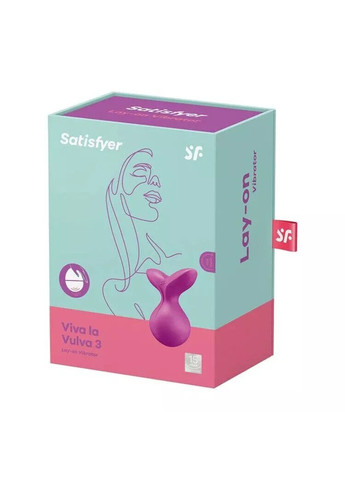 Мінівібромасажер Viva la Vulva 3 Violet Satisfyer (274376986)