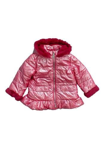 Розовая куртка с искусственным мехом OVS
