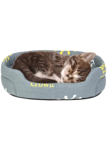 Мягкая лежанка кровать спальное место с бортиками для сна отдыха кошек любого размера и породы 41х30х12 см (474744-Prob) Unbranded (259591969)