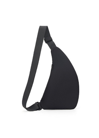Тонкая текстильная сумка-слинг черного цвета AT09-T-HD-23370A Confident (277963063)