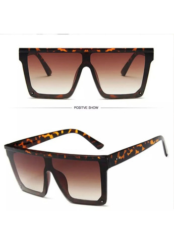 Сонцезахисні квадратні окуляри Леопард No Brand (258149714)