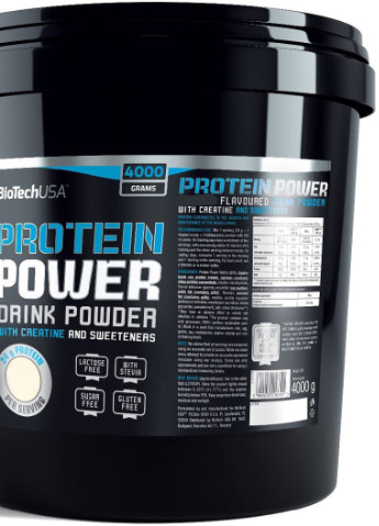 Protein Power 4000 g /133 servings/ Vanilla Biotechusa (256722598)