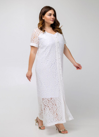 Белое платье эмбер белый Luzana