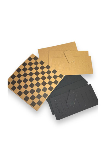 Картонный набор для игры в шашки и шахматы Lidl (267501429)