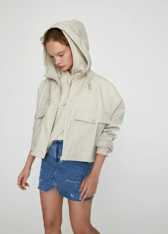 Дощовик,світло-бежевий, Pull & Bear (257524327)