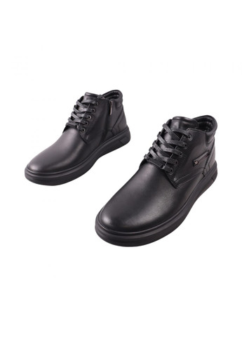 Черные ботинки мужские черные натуральная кожа Marion