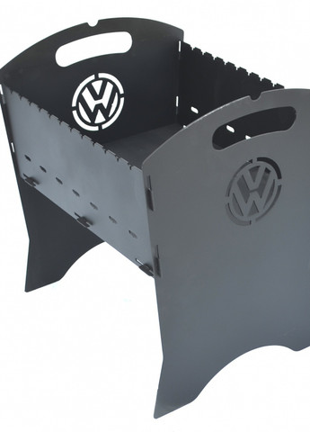 Розбірний мангал Volkswagen (3мм) із сумкою 35*40*45 см Троян (257898234)
