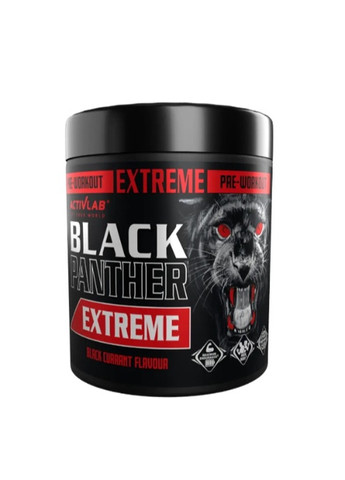 Black Panther Extreme 300 g /15 servings/ Black Currant ActivLab (258661507)