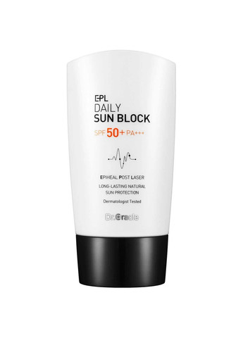 Відновлюючий сонцезахисний крем для обличчя EPL Daily Sun Block 50 мл Dr. Oracle (258783598)