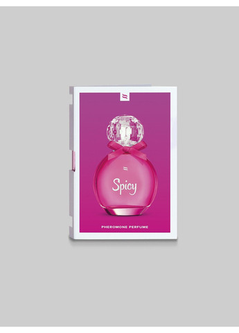 Пробник парфумів з феромонами Perfume Spicy - sample (1 мл) Obsessive (277235794)