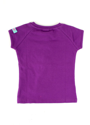 Фиолетовая футболка на девочку фиолетовая tom-du с пайетками ананас TOM DU