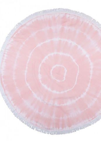 Barine полотенце pestemal - swirl roundie 150*150 flamingo полоска розовый производство - Турция