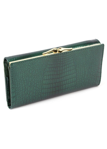 Стильний лаковий жіночий гаманець MC-403-1011-7 (JZ6581) зелений Marco Coverna (259752463)