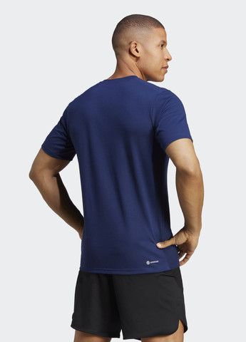 Синяя тренировочная футболка train essentials adidas