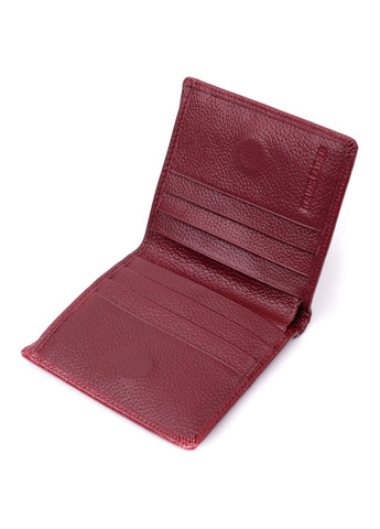 Маленький женский кошелек из натуральной кожи 19467 Бордовый st leather (278001103)