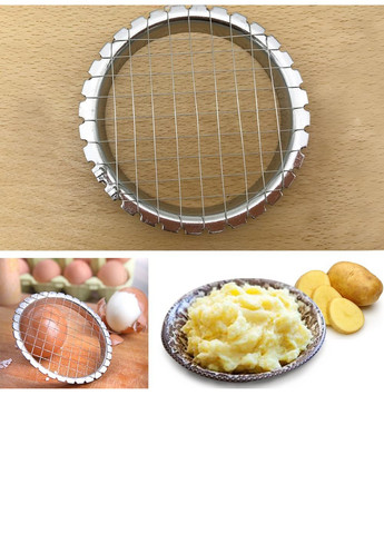 Салаторезка яйцерезка металлическая усиленная для нарезки кубиками яиц, овощей, колбасы, сыра крабовых палочек A-Plus (259958638)