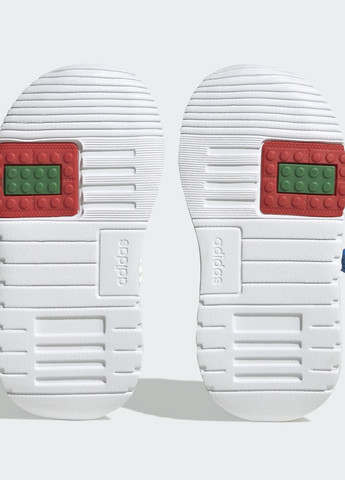 Білі всесезонні кросівки x lego® racer tr21 adidas