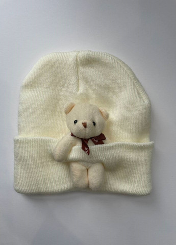 Шапка для дівчинки з ведмедиком No Brand teddy bear (271965484)