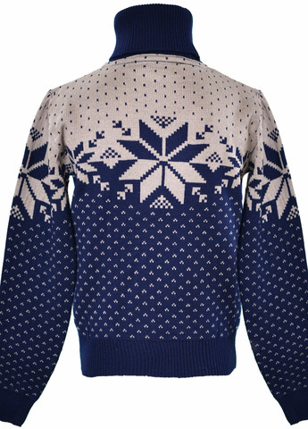 Синій светри светр сніжинки (снежинка 2)17143-709 Lemanta