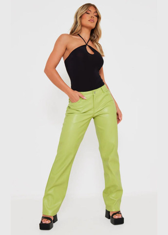 Боди халтер однотонный Черный PrettyLittleThing (260738971)