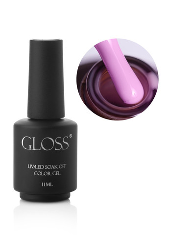 Гель-лак GLOSS 546 (глубокий нежно-розовый), 11 мл Gloss Company веселка (270013751)