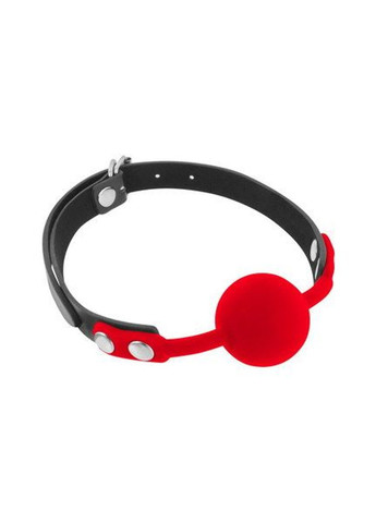 Классический кляп с силиконовым шариком Silicone Gag Ball Red Fetish Tentation (277235276)