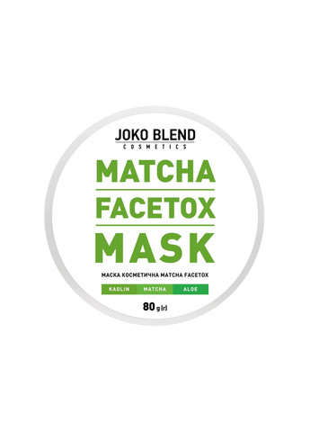 Маска для лица Matcha Facetox Mask 80 г Joko Blend (258601525)