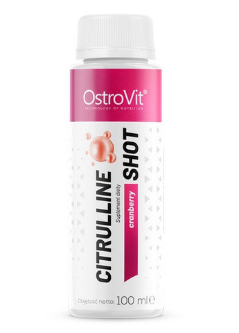 Citrulline Shot 24 х 100 ml Cranberry Ostrovit (258499146)