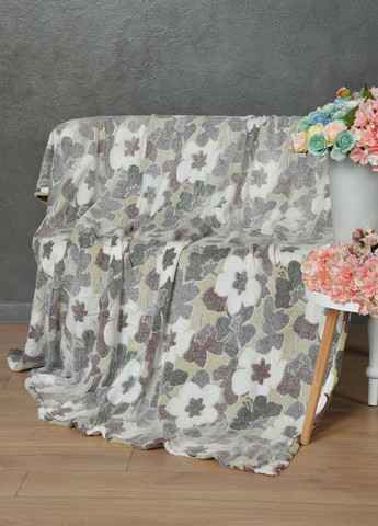 Плед з квітковим принтом розмір 180*200 Let's Shop (262376863)