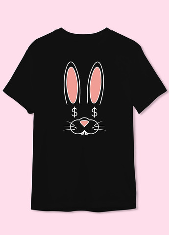 Черная футболка черная "bunny" Lady Bunny