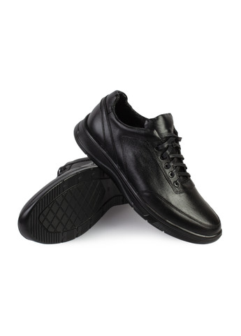 Черные демисезонные кроссовки мужские бренда 9200369_(1) ModaMilano