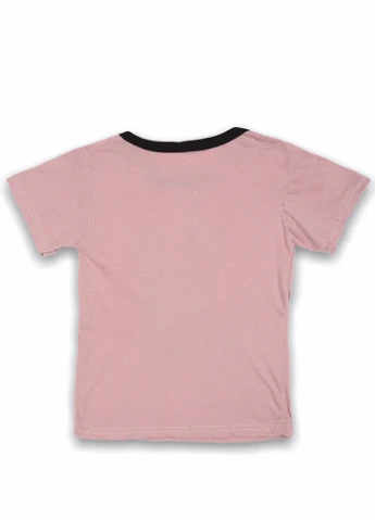 Бежевая летняя футболка Let's Shop