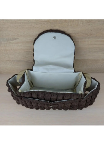 Органайзер сумка на ручку детской коляски универсальный портативный полиэстер 11.5х36х13 см (475095-Prob) Темно-коричневый Unbranded (261561928)