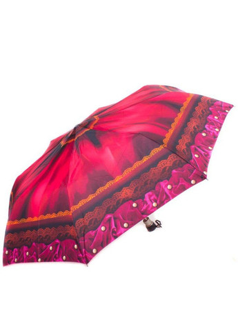 Жіноча парасолька напівавтомат червоно-рожевий Airton (262975918)