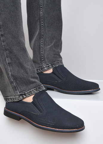 Туфлі чоловічі темно-синього кольору Let's Shop (260416049)