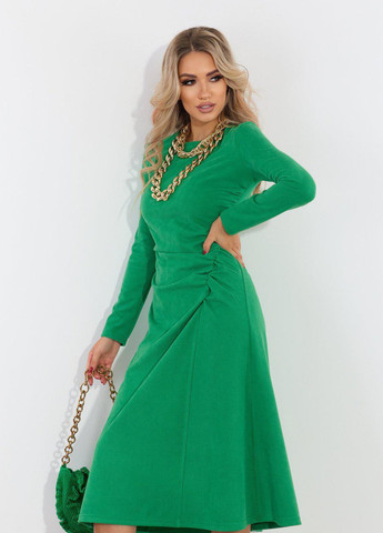 Зеленое сукнi норма замшеве плаття (5441)110111-8 Lemanta