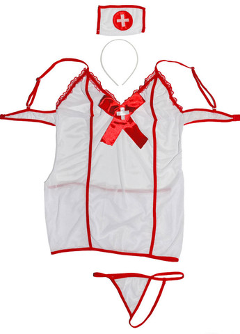 Сексуальный соблазнительный эротический игровой костюм Медсестра – эротическое белье Langsha (264826079)