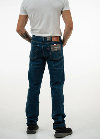 Темно-синие демисезонные прямые джинсы мужские 506 Levi's