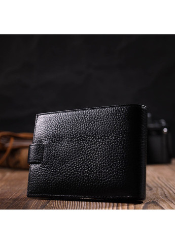 Мужской горизонтальный кошелек из натуральной кожи Tony Bellucci 22042 Черный Bond (262158750)