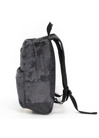 Молодіжний повсякденний рюкзак темно сірого кольору з кишенею для ноутбука камуфляжний середній No Brand (258591304)