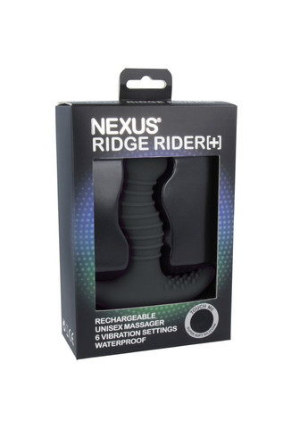 Масажер простати з вібрацією Ridge Rider Plus Black Nexus (276389447)