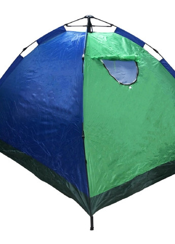Палатка тент автоматическая 4-х местная для отдыха на природе пикнике рыбалке в походе 200х200х145 см (474556-Prob) Синяя Unbranded (258825414)