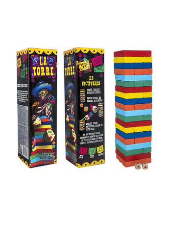 Игра "La Torre" цвет разноцветный ЦБ-00210277 Strateg (259464905)