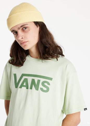 Зеленая футболка Vans
