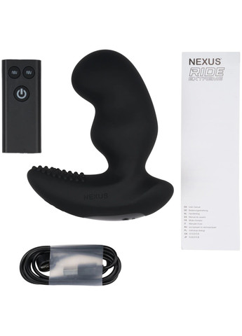 Массажер простаты RIDE EXTREME Dual Motor Remote Control Prostate Vibrator - Black Nexus (277234901)