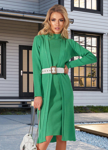 Зелена сукнi норма сукня з жилетом (ут000071220) Lemanta