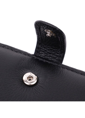 Солидный мужской бумажник вертикального формата из натуральной кожи 22462 Черный st leather (278000973)
